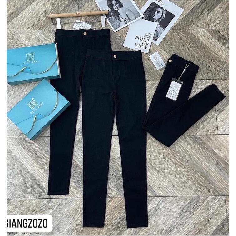 quần tregging công sở cạp cao