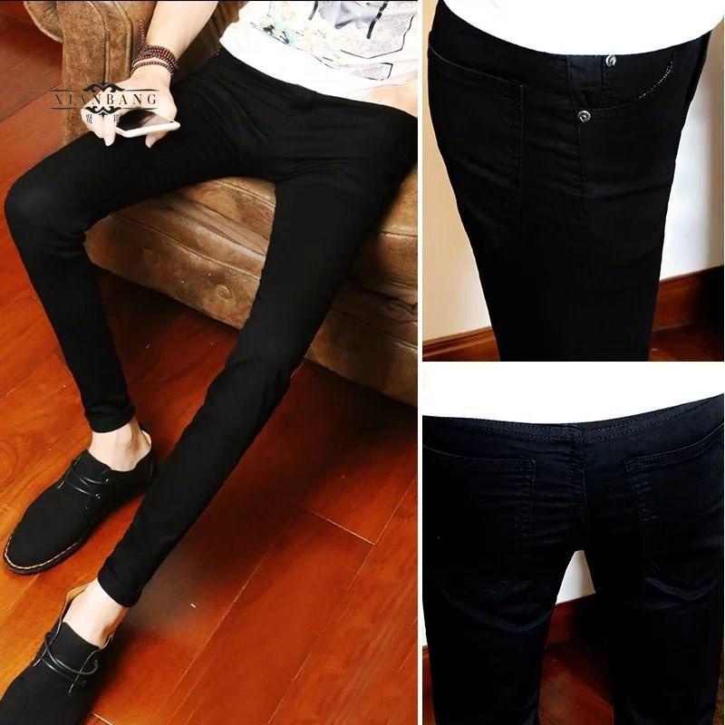 Quần Jean Dài Mỏng Dáng Ôm Size 26 27 25 Jeans Thời Trang Cho Nam