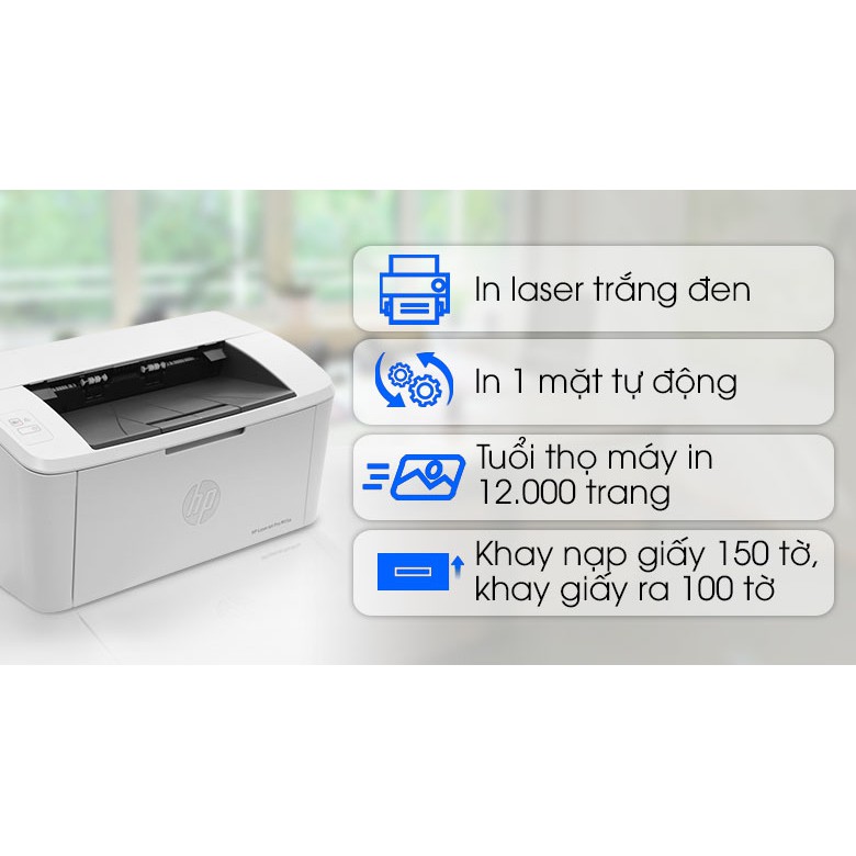 [Mã ELCLMAY giảm 7% đơn 500K] Máy In Laser Đen Trắng Đơn Năng HP LaserJet Pro M15A (W2G50A) - Chính Hãng | WebRaoVat - webraovat.net.vn