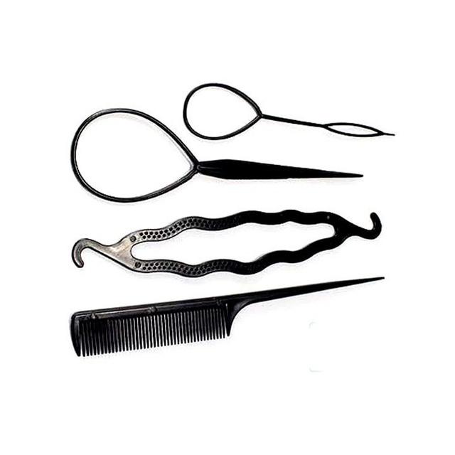 Bộ Dụng Cụ Làm Tốc 4 Món Đa Năng Tiện Dụng