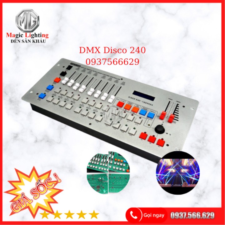 [ SALE OFF ] Bàn Điều Khiển Disco 240 - Đèn Sân Khấu tphcm