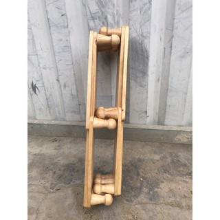 Móc áo gỗ 10 núm loại lớn phi 28
