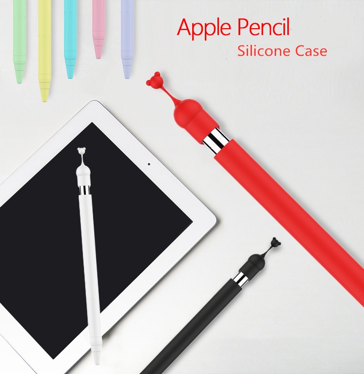 Soft Silicone Protective Shockproof Case For Apple Pencil 1nd Generation Holder Tablet Touch Pen