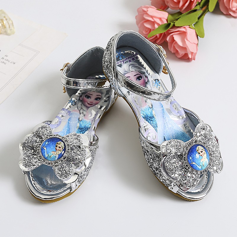 Giày Công Chúa Elsa Kiểu Sandal Cho Bé Gái 3 - 12 Tuổi