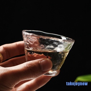 Ly thủy tinh uống trà kiểu nhật bản dễ thương
