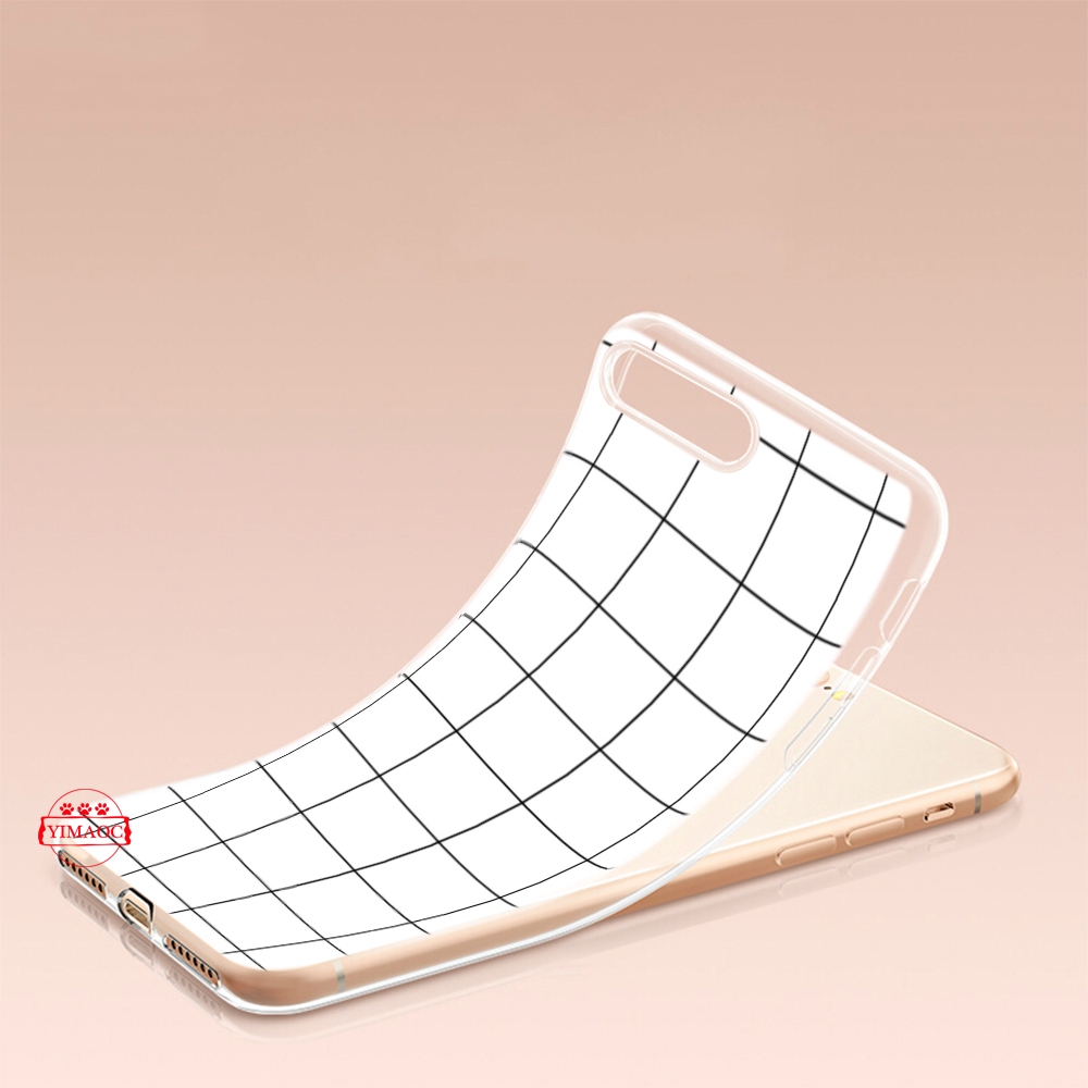 Ốp điện thoại TPU dẻo trong suốt in họa tiết kẻ ô 132Q cho OPPO A3S A5 A37 A39 A5S A7 A59 F1S F3 A1 F5 F7 F9 Pro | BigBuy360 - bigbuy360.vn