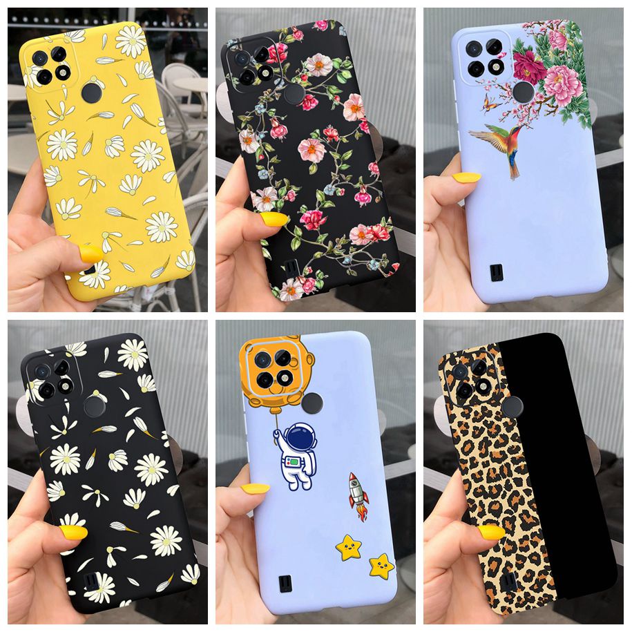 Ốp điện thoại mềm chống sốc cho Realme C21Y C11 2021 2020 Rmx3231 C21 C21Y