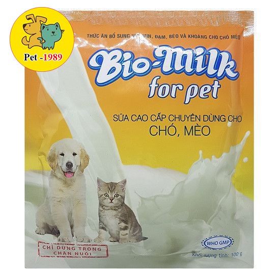 🐶Bio Milk 100gr Sữa cao cấp chuyên dùng cho chó, mèo🐶