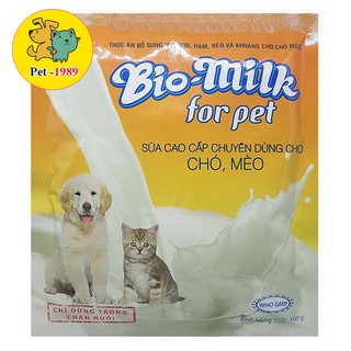 Hình ảnh 🐶Bio Milk 100gr Sữa cao cấp chuyên dùng cho chó, mèo🐶 chính hãng