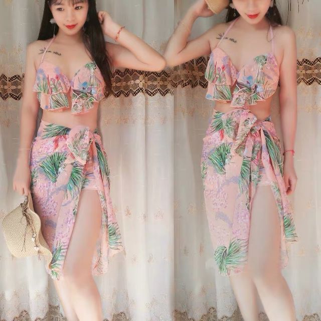 Áo tắm siêu sexy kèm khăn choàng mẫu mới mã 6615 [Hàng có sẵn] | BigBuy360 - bigbuy360.vn