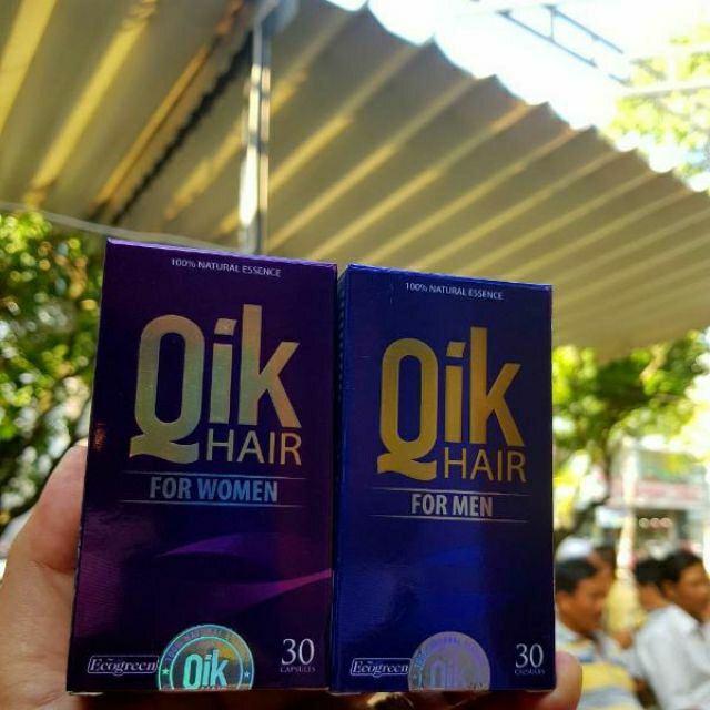 QIK HAIR 2chai giá bất ngờ - Chuyên gia Tóc côngthức riêng biệt chonam và chonữ.Giảm rụng tóc,óng mượt,chắc khoẻ,bạc sớm