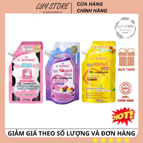 Muối Tắm Tẩy Da Tế Bào Chết Chiết Xuất Sữa Bò A Bonne Spa