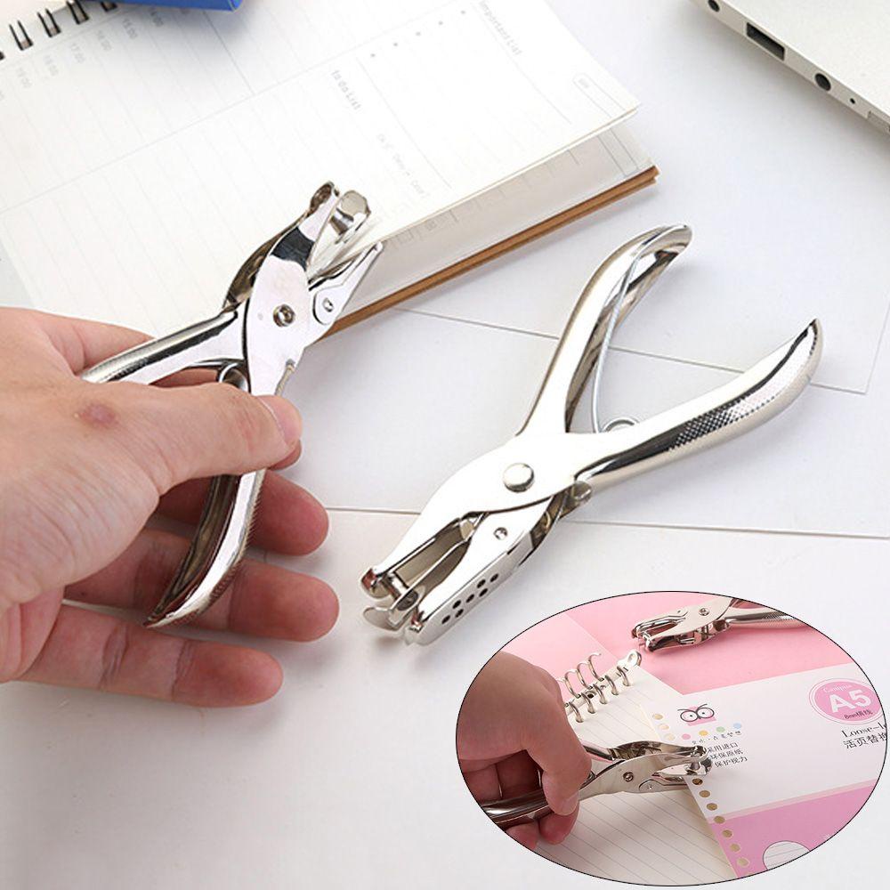 PISTA Dụng Cụ Bấm Lỗ Giấy Kim Loại Hình Tròn