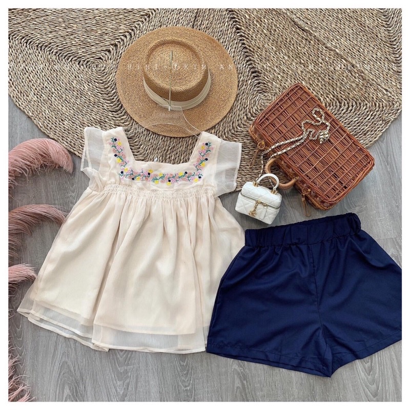 Bigsize 55-95kg sét bộ tơ thêu + quần