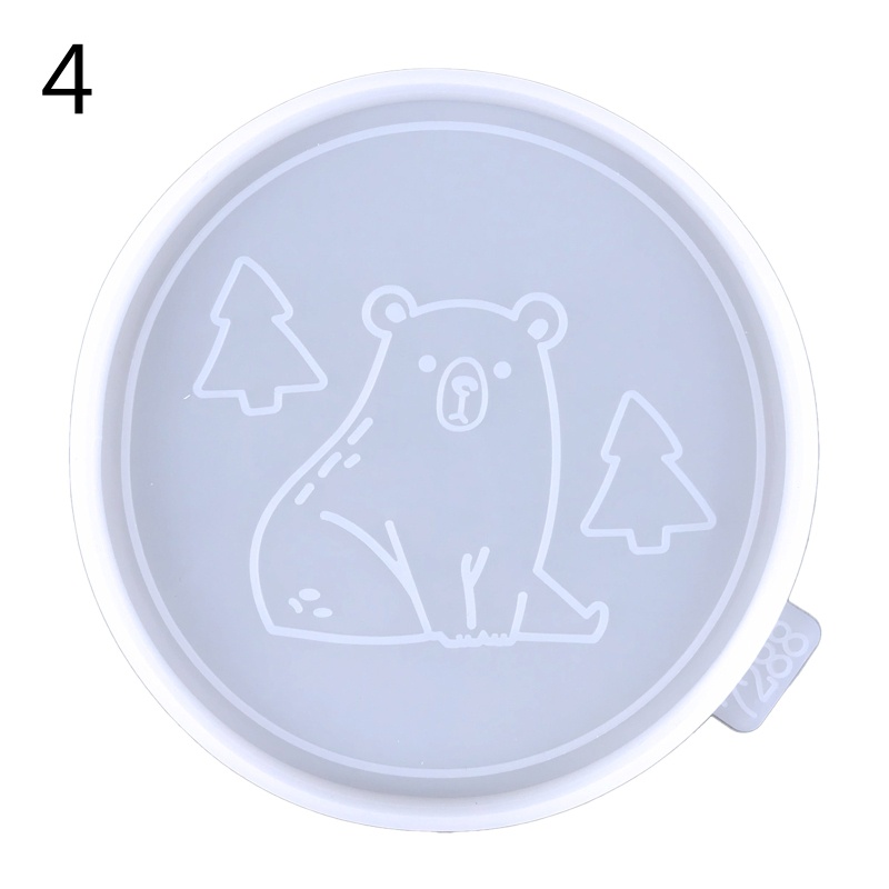 Khuôn Silicone Làm Khay Đựng Trái Cây Hình Động Vật Diy