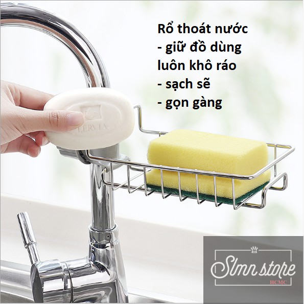 Kệ, giá treo gắn vòi nước tiện lợi, đa năng tiết kiệm không gian ngôi nhà.