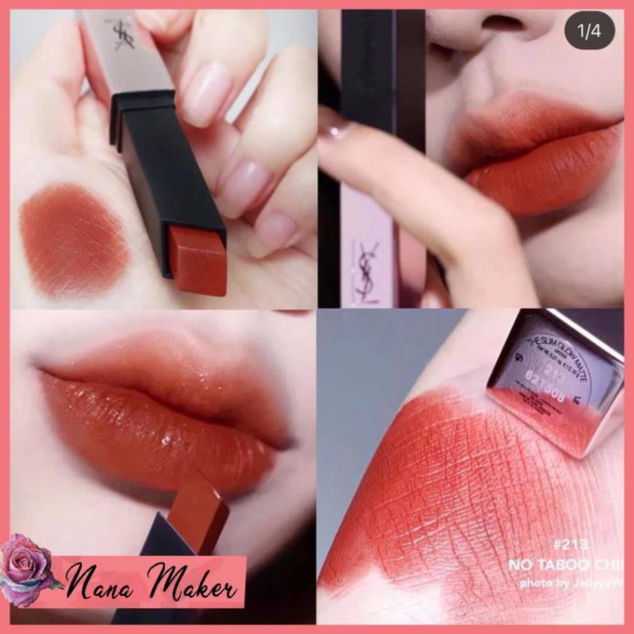 [HÀNG SIÊU SALE] [𝘊𝘩𝘪́𝘯𝘩 𝘏𝘢̃𝘯𝘨] son môi cao cấp YSL The Slim Glow Matte Lipstick < HOT TREND 2020 > | BigBuy360 - bigbuy360.vn