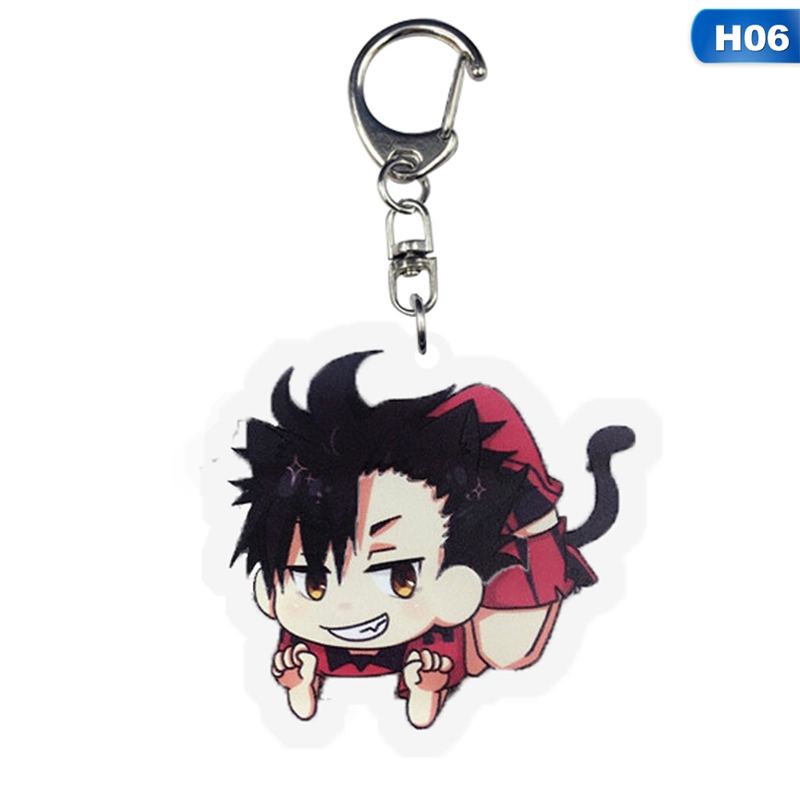 Tmdbyx Móc Khóa Cao Su Thiết Kế Họa Tiết Nhân Vật Haikyuu