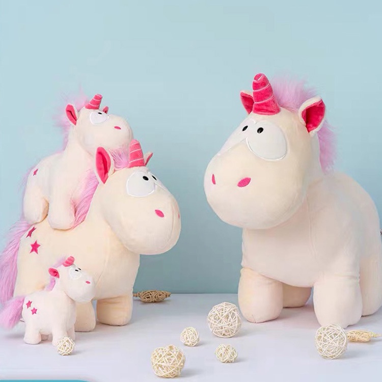 Gấu Bông Kỳ Lân Nici, Búp Bê Thú Nhồi Bông  Kỳ Lân,  Ngựa Pony Unicorn, Ngựa 1 Sừng Quà Sinh Nhật MIRA-GB28010