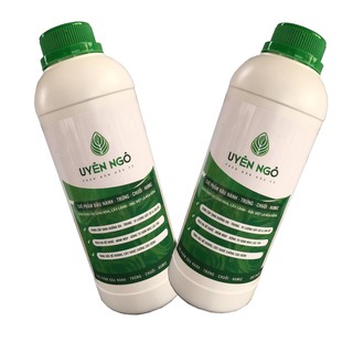 Set 2 chai phân bón đậu nành Humic cho hoa hồng (2000ml)
