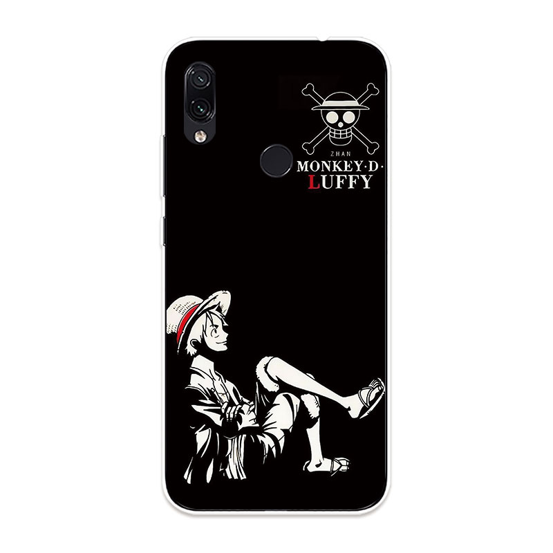 Ốp Lưng Xiaomi Redmi 7 7A Note 7 Pro TPU mềm Case One Piece Black