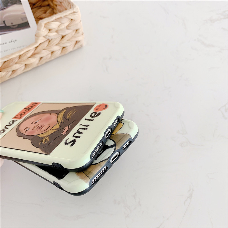 Ốp Lưng Họa Tiết Tranh Sơn Dầu Vui Nhộn Cho Iphone11 / 11pro 11pro Max X Xr Xs Xs Max 7 8 Plus Se | BigBuy360 - bigbuy360.vn