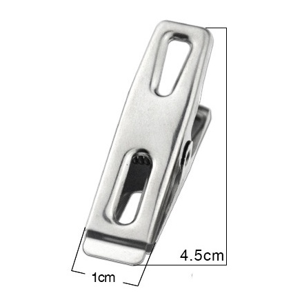 Kẹp quần áo chăn màn inox (5 cái)