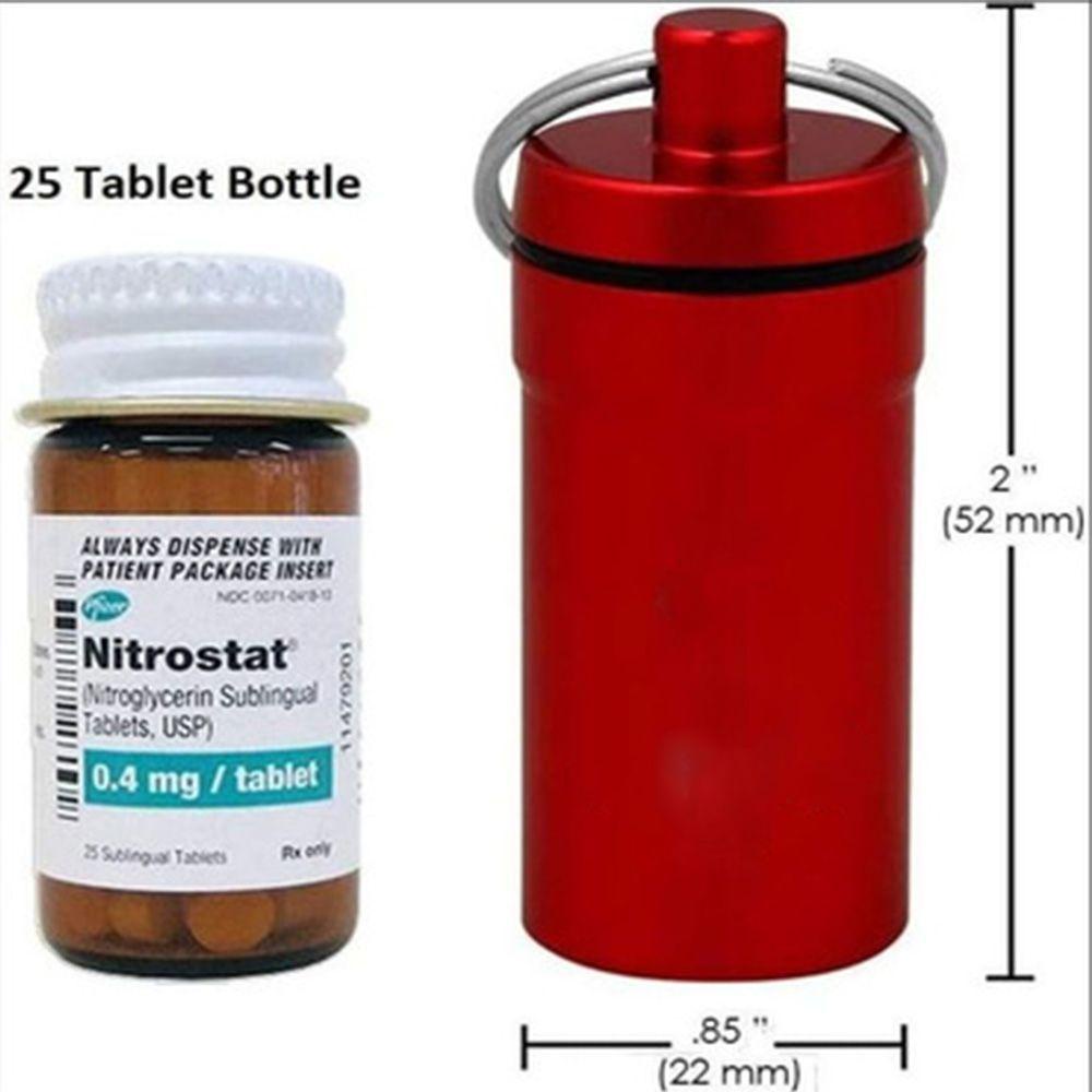 Hộp Đựng Thuốc Bằng Nhôm EDC Có Khóa Tiện Dụng