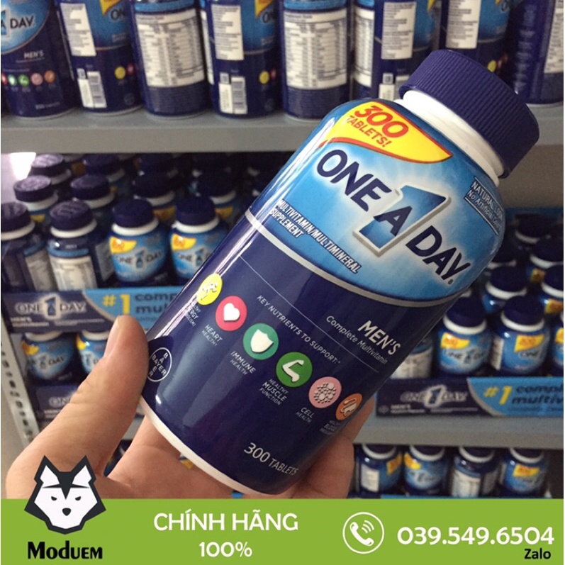 Viên uống bổ sung vitamin Tổng hợp Cho Nam One A Day Men's Health Formula 300 Viên