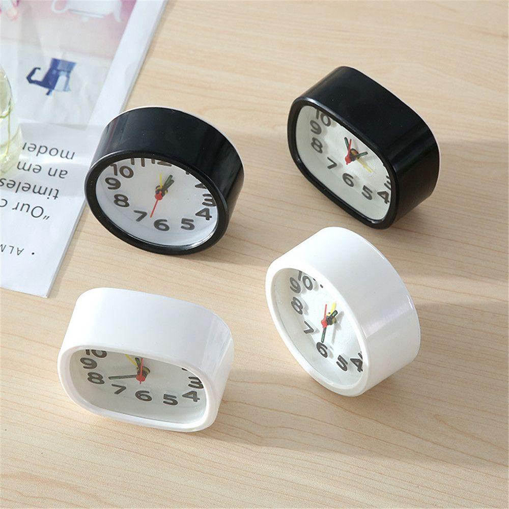 Đồng Hồ Báo Thức Để Bàn Hình Tròn / Vuông Cỡ Nhỏ Độc Đáo Trang Trí Nhà Cửa / Văn Phòng