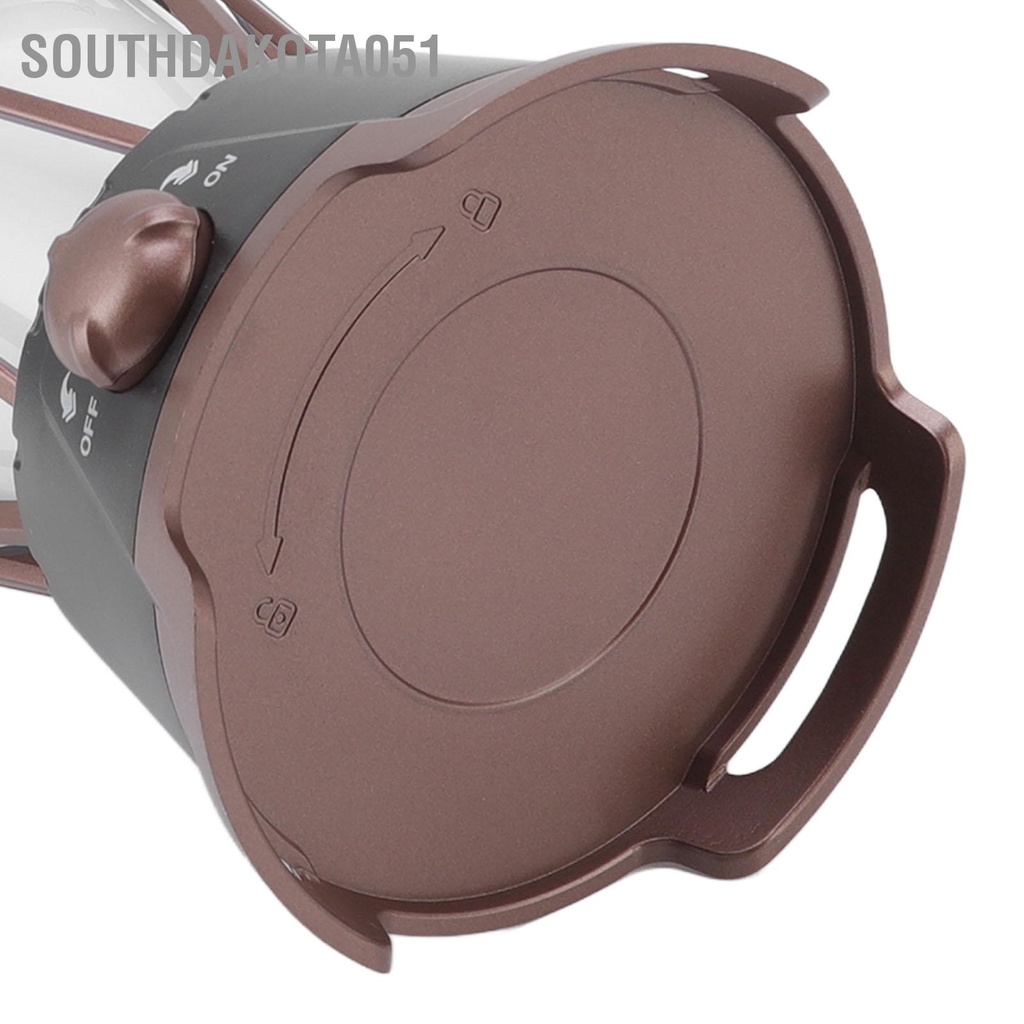 [Hàng HOT] Đèn lều cắm trại ngoài trời sạc năng lượng mặt trời Retro【Southdakota051】