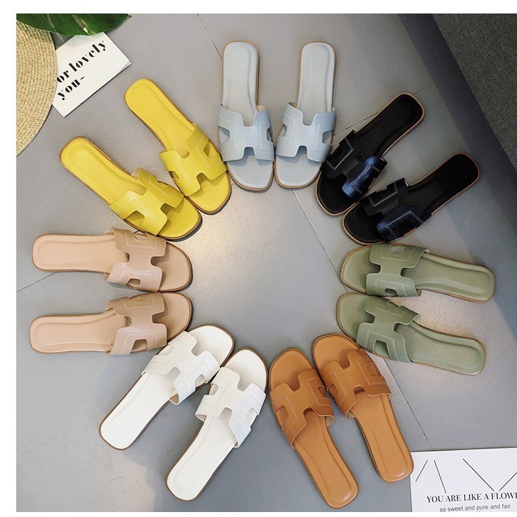 [Bán Chạy] Dép Chữ H nhiều màu D13