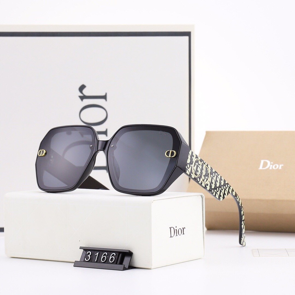 Dior_ Kính râm hàng hiệu dành cho nam và nữ Polarized chính hãng (Có hộp và hộp đựng kính)