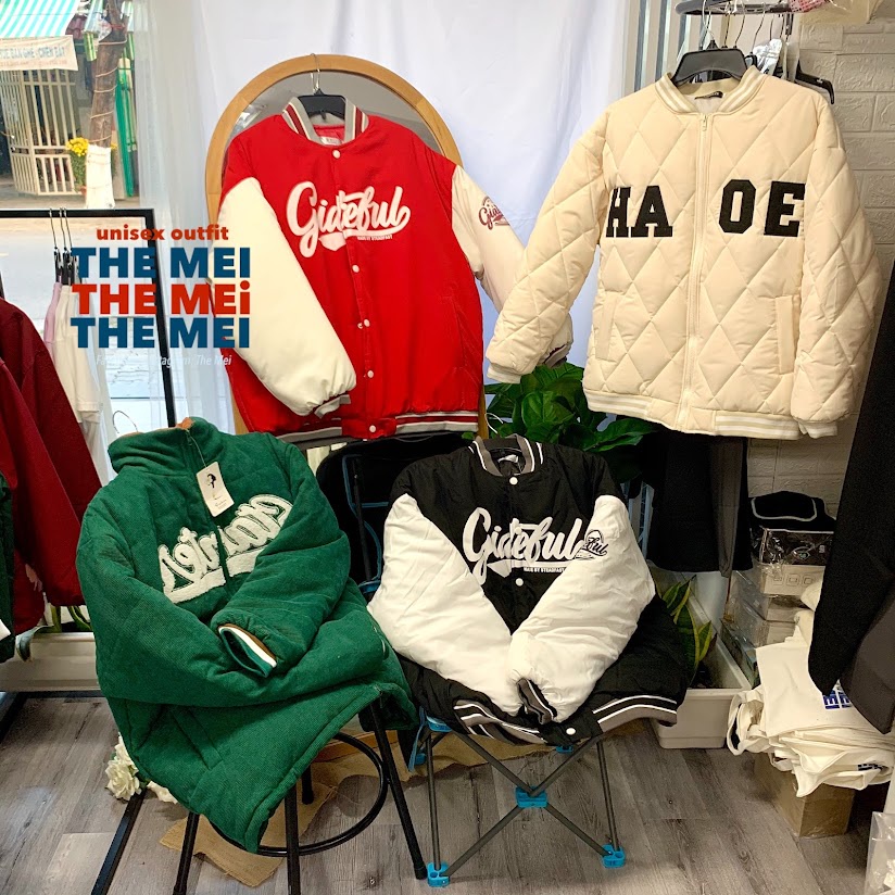 HÀNG SẴN - Varsity jacket - Áo khoác bóng chày - Chuẩn - The Mei