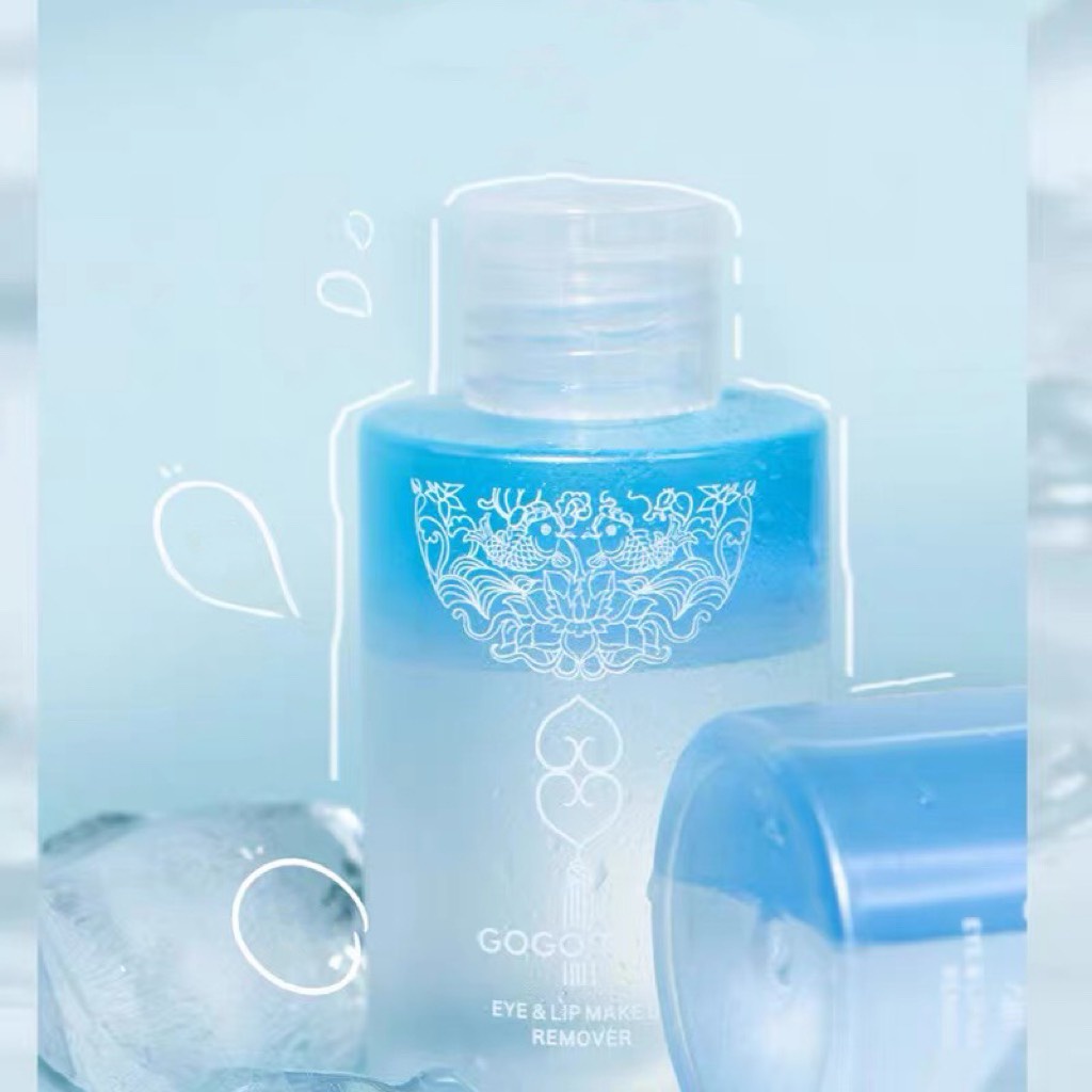 Nước tẩy trang mắt môi GOGO TALES Clean Eye And Lip Make Up Remover GT273 Đào HEYXI PeachGentle gogotales HEYX02 GOGO113