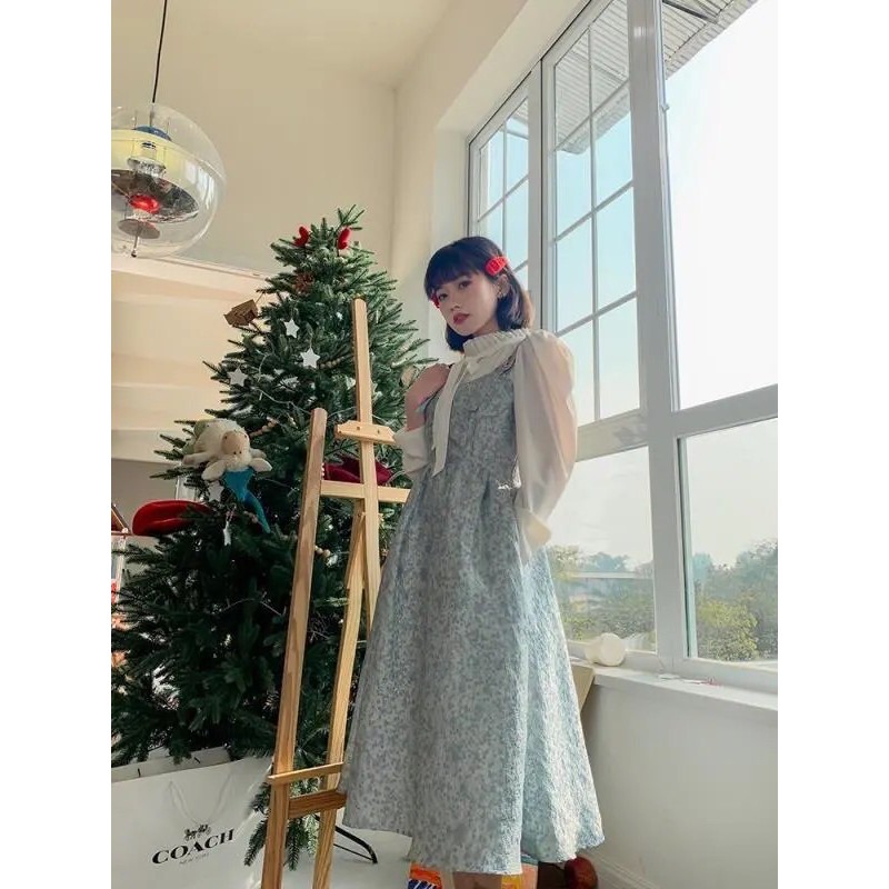 Set váy retro tiểu thư