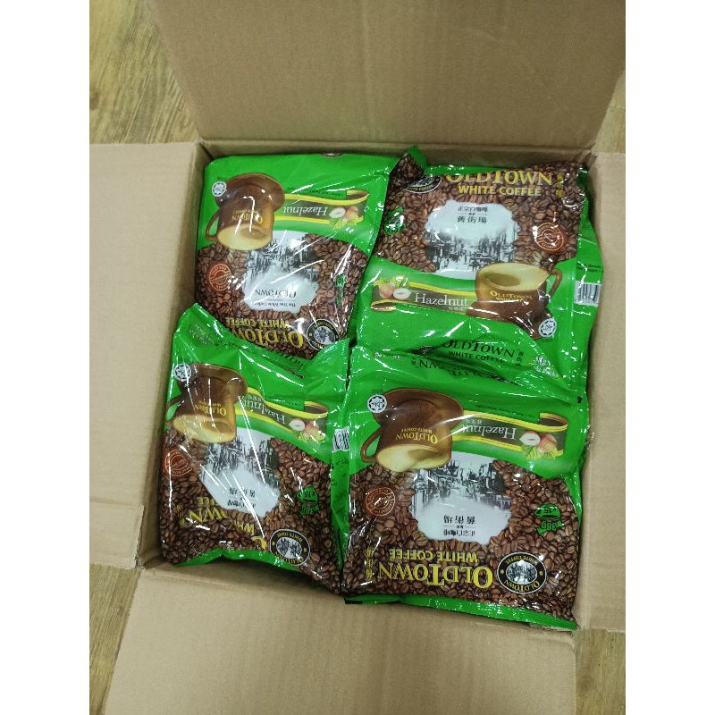 Combo 4 bịch cà phê trắng Oldtown hazelnut | BigBuy360 - bigbuy360.vn