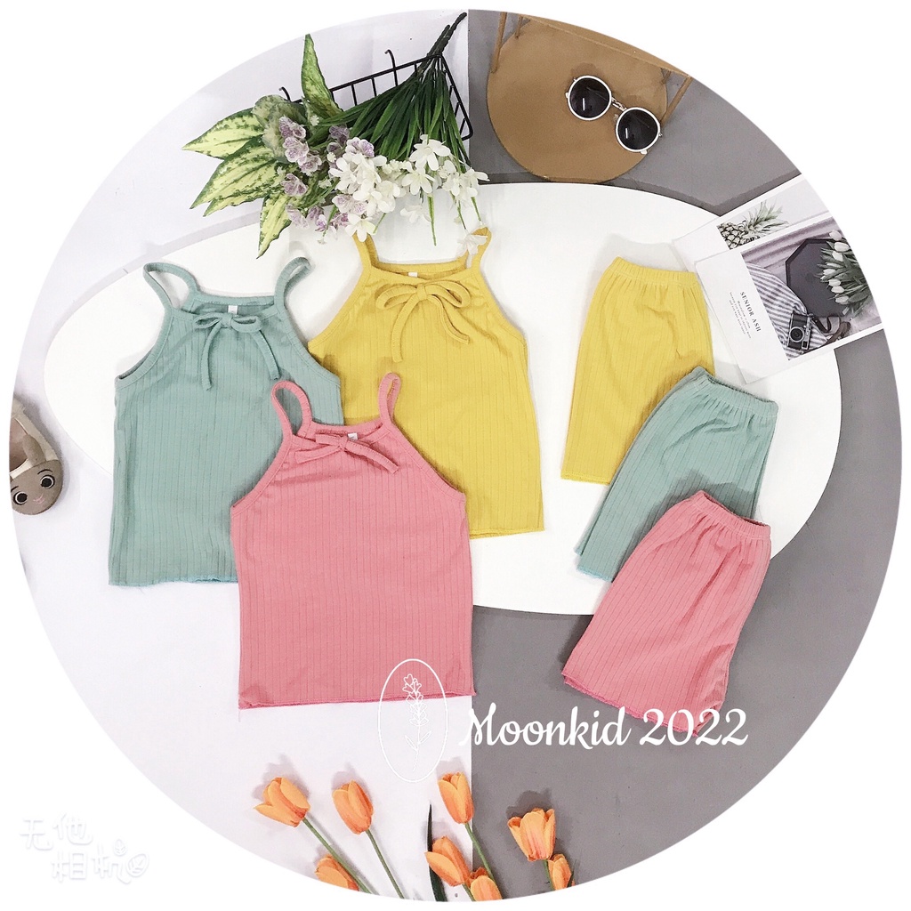 Bộ tăm gân 2 dây cao cấp cho bé gái 8-20kg