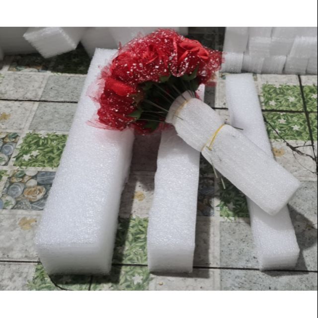 Xốp cây vuông cắm hoa sáp, hoa giả, trang trí dày 5cm, 7cm, 9cm dài 2m