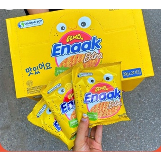 [SIÊU RẺ] Mỳ Tôm ENAAK Ăn Liền Siêu Ngon hộp 24 gói/30gr (vàng) date mới nhất