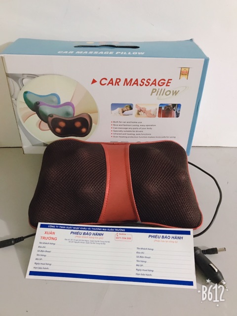 Gối massage (hồng ngoại 6 Bi nhập khẩu Đức)