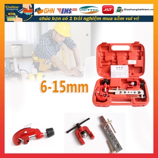Bộ lã loe ống đồng value kèm dao cắt lệch tâm kẹp Dụng cụ sửa chữa máy lạnh