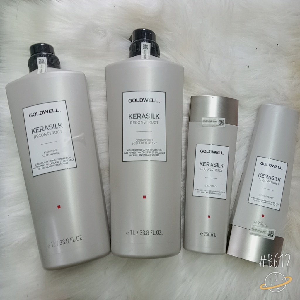 Combo Gội Xả Phục Hồi Cao Cấp Goldwell Kerasilk Reconstruct