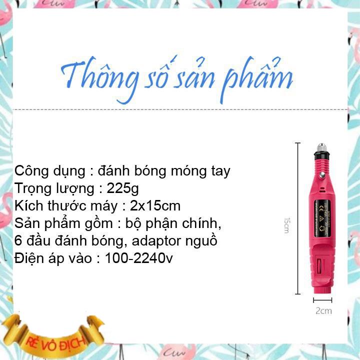 Máy mài mini cầm tay có tăng giảm tốc độ dùng làm nail, làm móng chân móng tay, làm thủ công mỹ nghệ