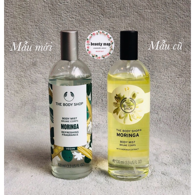 Xịt Body mist The Body Shop Moringa 100ml