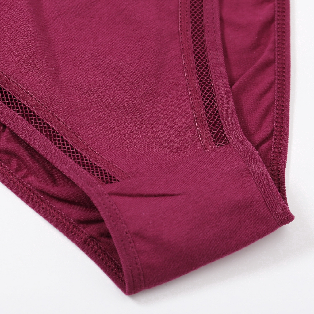 Quần lót cotton FINETOO màu trơn dành cho nữ