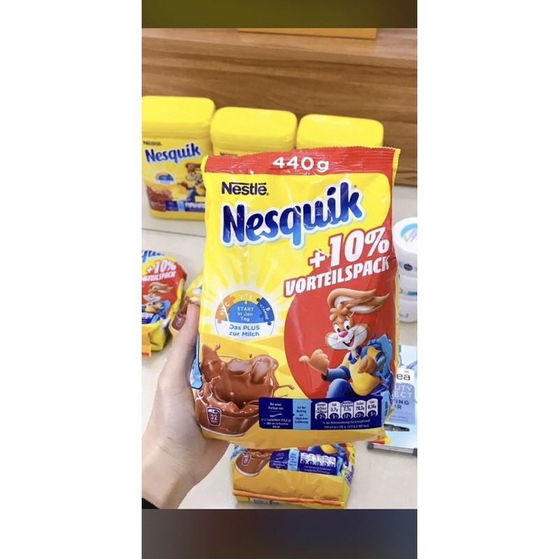 ( Mẫu mới ) Cacao Nesquik và Cacao pha sữa Choco Drink- nội địa Đức