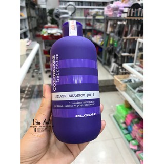 Dầu Gội Tím Elgon Khử Vàng và Giữ Màu Tóc Tẩy