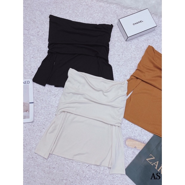 ⚡️BÁN SỈ⚡️Áo len tăm trễ vai 3 màu