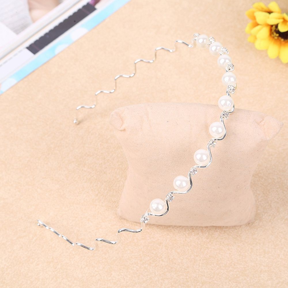 Băng Đô Cài Tóc Kim Loại Đính Đá Thời Trang Cho Nữ